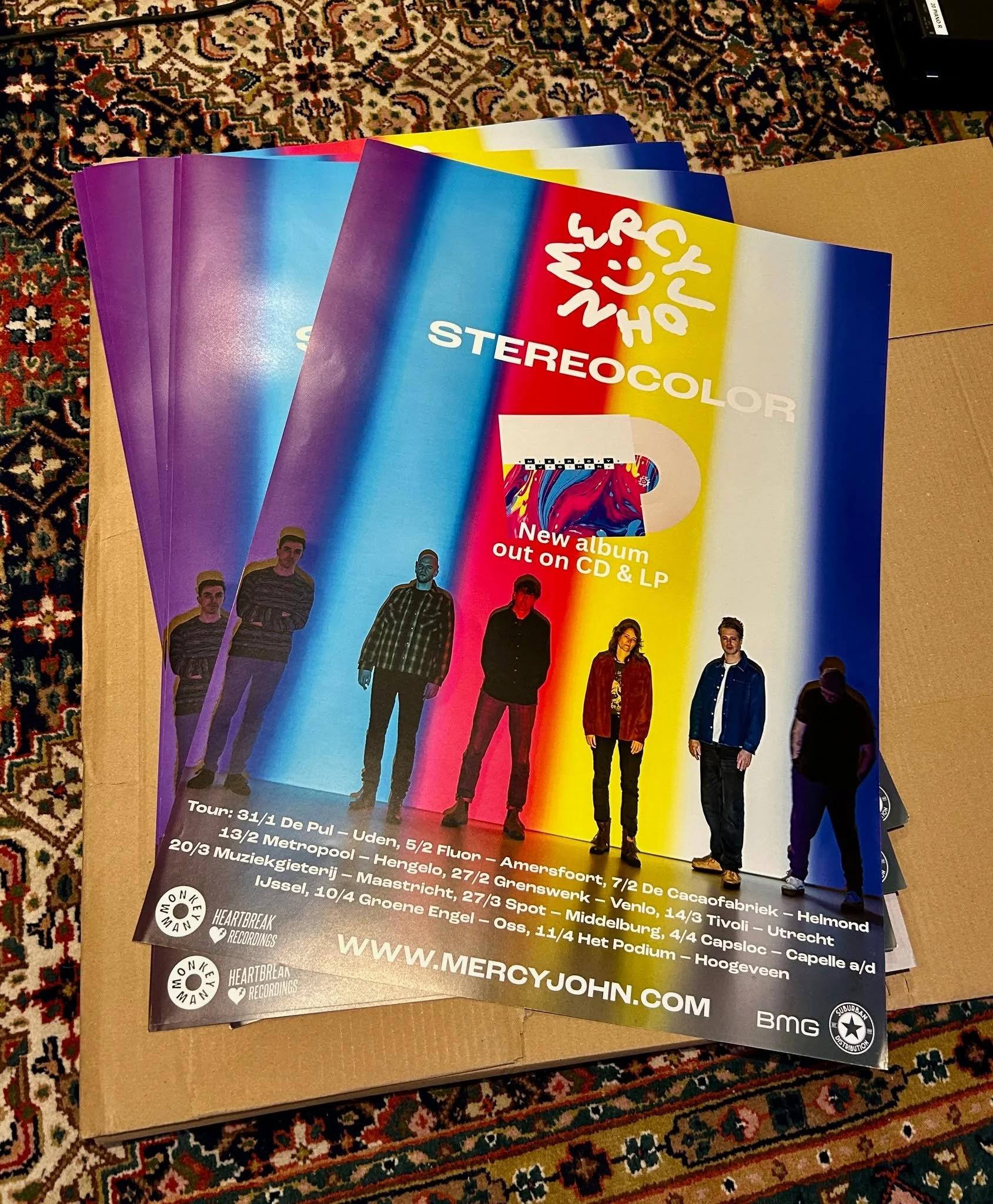 Is dat een vette tourposter of niet?? Binnenkort hangt deze bij jouw plaatselijke platenzaak aan de wand. Mooi tour in het vooruitzicht: 
31/1 De Pul &ndash; Uden
5/2 Fluor - Amersfoort 
7/2 De Cacaofabriek &ndash; Helmond
13/2 Metropool - Hengelo 
2