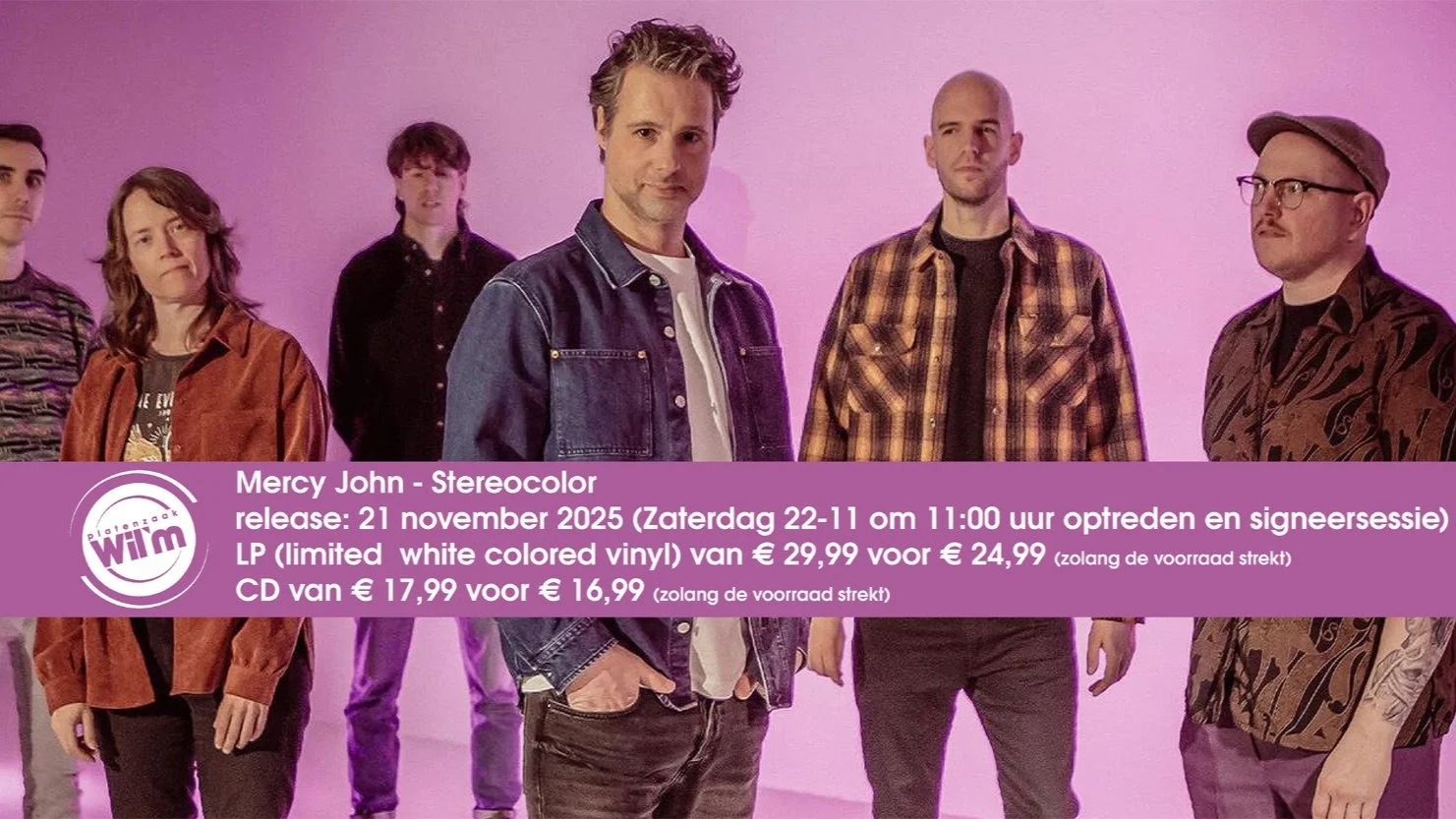 Vanaf vrijdag 21-11 is STEREOCOLOR in alle platenzaken in Nederland te koop. Maar op 22-11 krijg je er bij Platenzaak Wil'm (@lpcdwilm) een gratis mini-concertje bij ;-). #stereocolo #platenzaak #wil'm #veghel #hometown #noordbrabant #newmusic #newal
