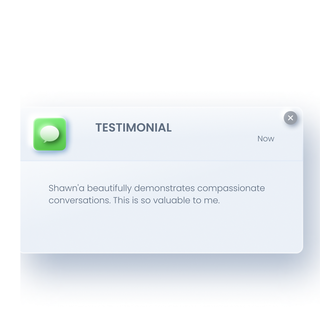 Quote from a dietitian describing how Shawna Melbourn’s ED for RDs programs improved their communication skills and strengthened their ability to support clients compassionately.