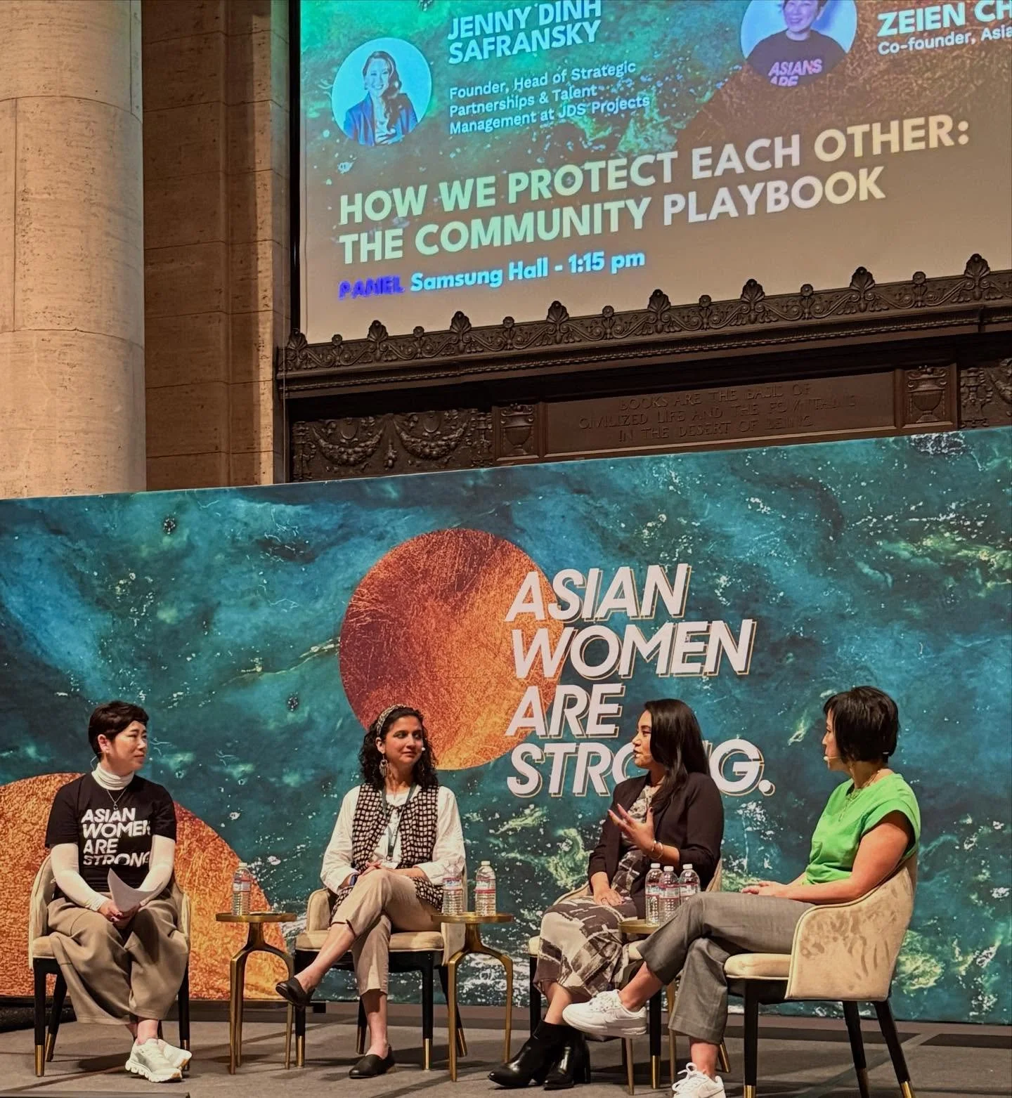 Asian Women ARE Strong. 💚 

Today I got to spend time and learn from so many bad*ss Asian women leaders in our community making an impact in their own way. We got to know each other on a deeper level, through shared stories and less about our job ti
