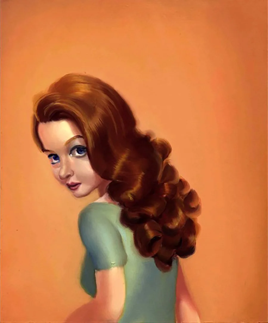 Jane 2002 oil on board.