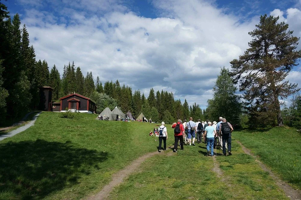 pilgrim walk towards Nidaros