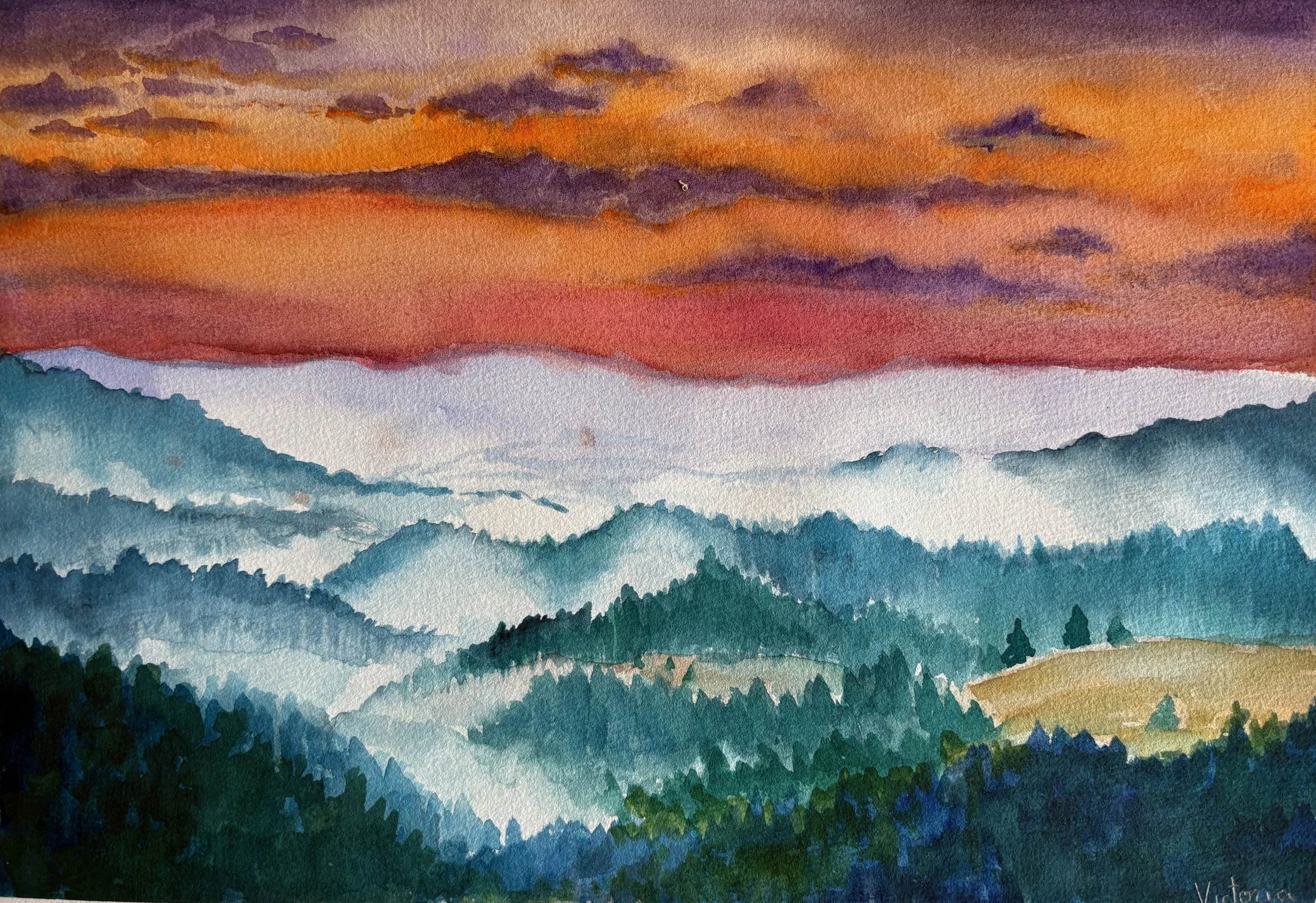Ceața apusului 26x38 cm.jpeg