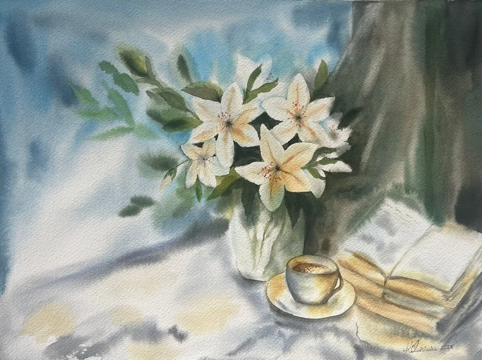 Răsuflarea crinilor 41x51 cm