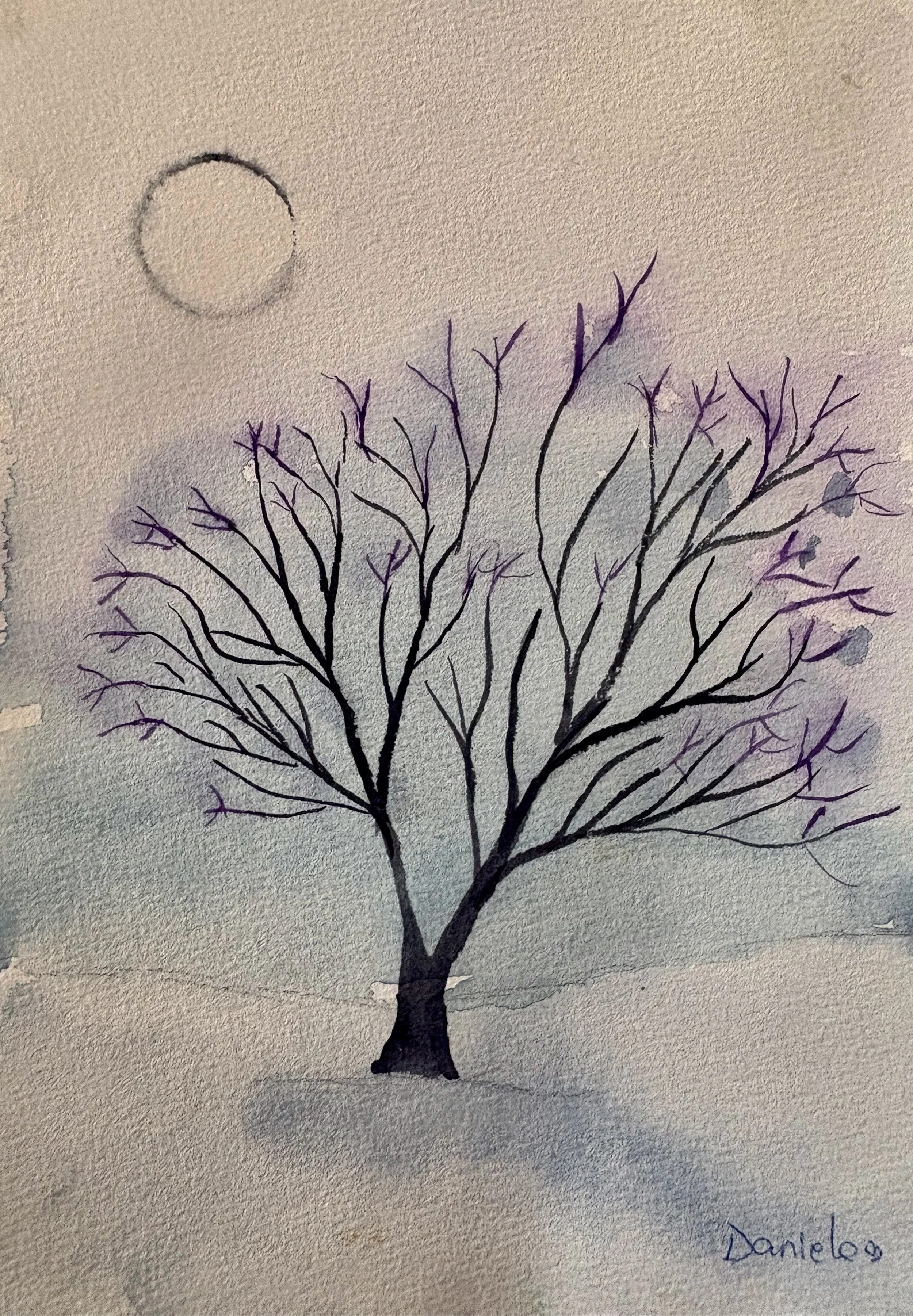 În lumina lunii 14x22 cm