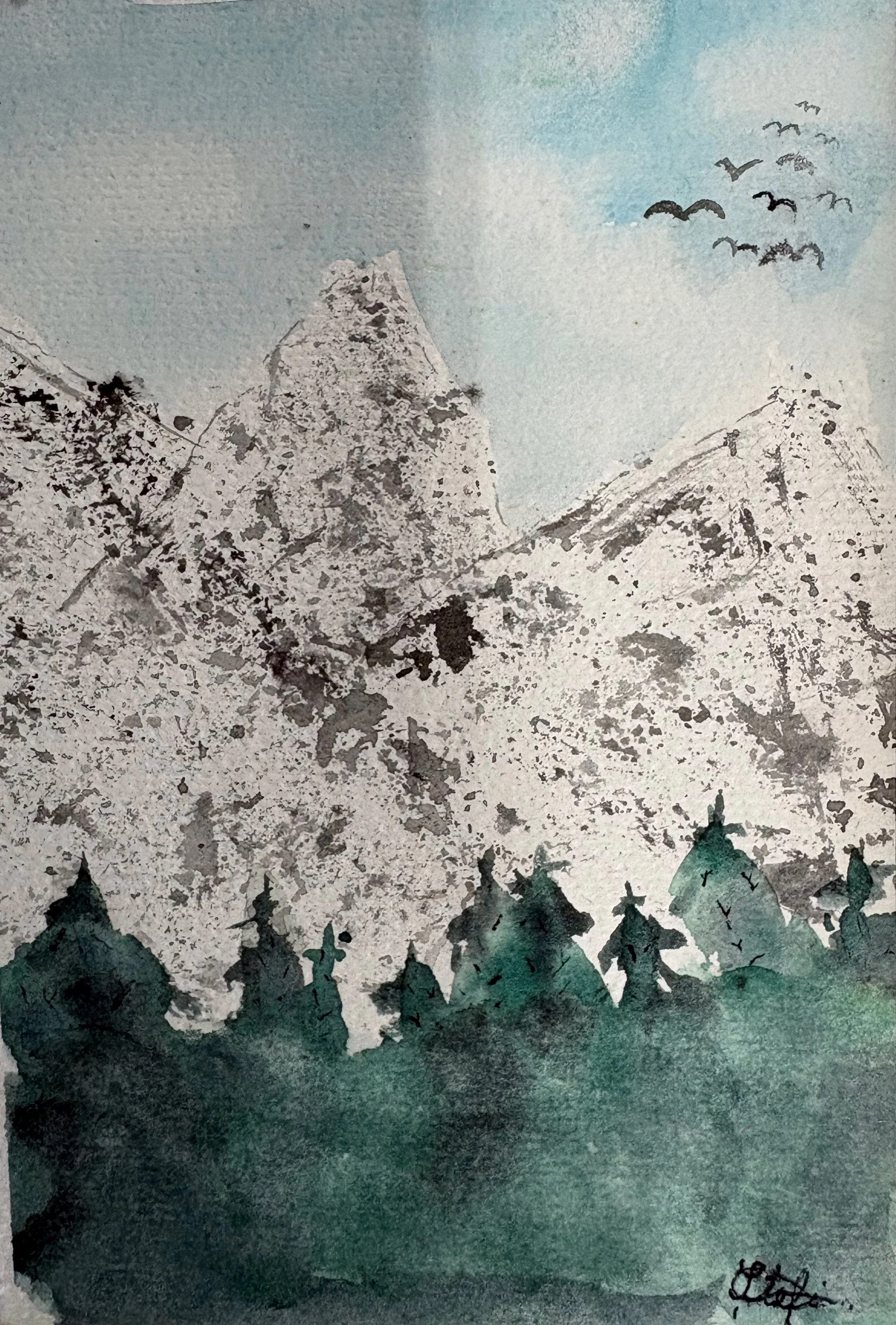 În pustietate 12x18 cm