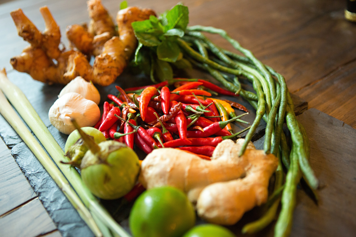 Vietnamese food at stylish restaurant Bida Manda