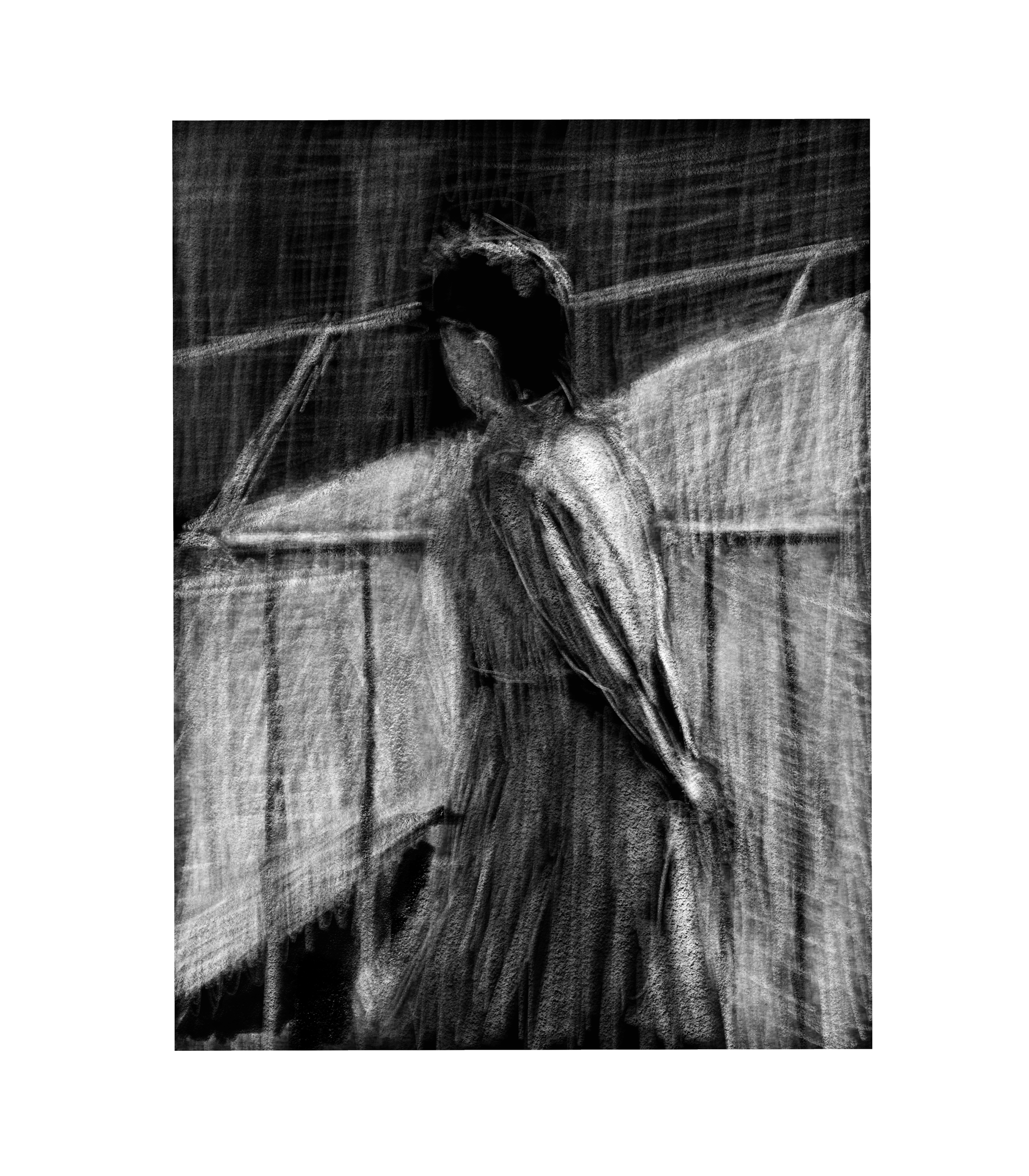 Woman at the Marina 8" X 10" digital drawing limited edition archival pigment print; February 2026 $75 