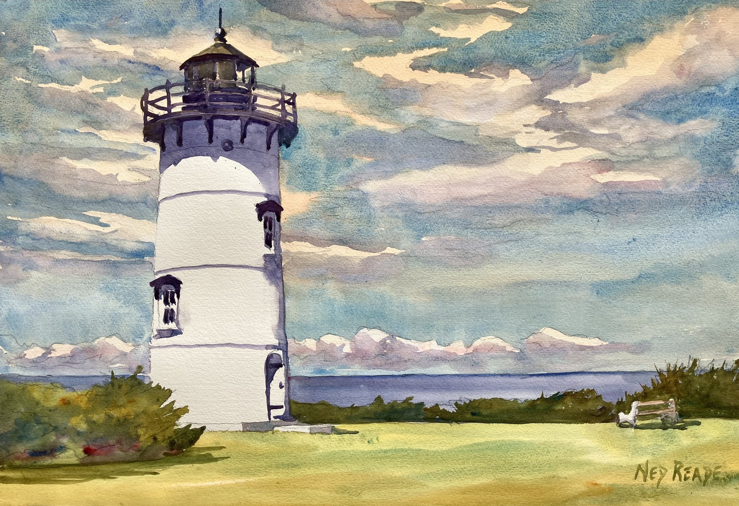 East Chop Lighthouse and Summer Sky  $850
