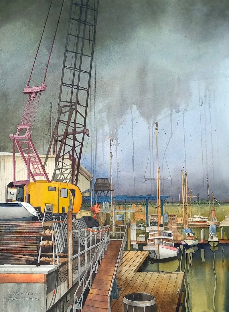 America's Cup Holder by Chuck McPherson