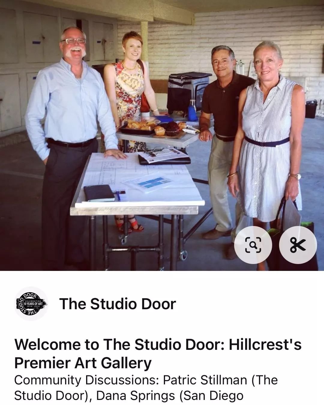 Did you know that The Studio Door uses Pinterest to document our activities? &nbsp;Here is one of the first posts using Pinterest in 2014 when Patric Stillman met with San Diego's Key Arts leaders to discuss plans for The Studio Door's launch.

10th 