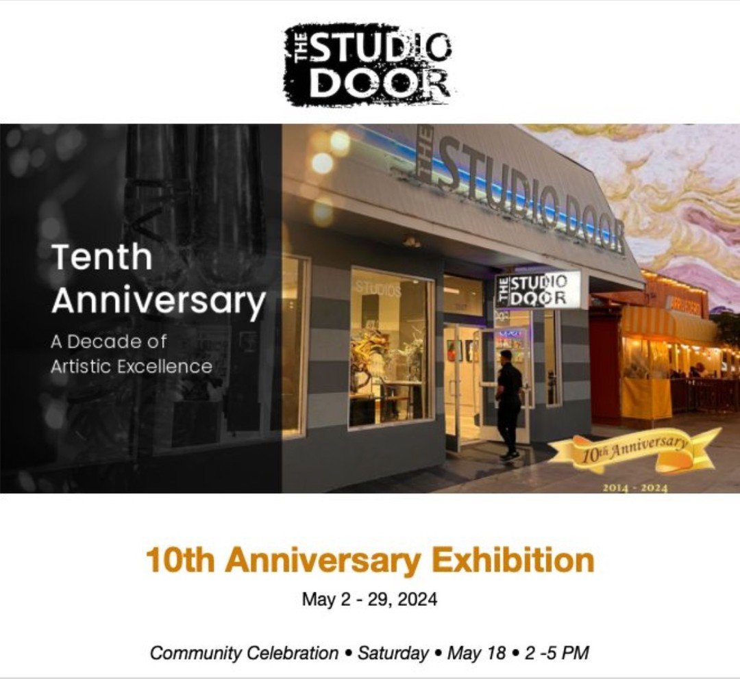 Celebrate with us! A Decade of Excellence!
10th Anniversary Exhibition &amp; Celebration...Doors open tomorrow!