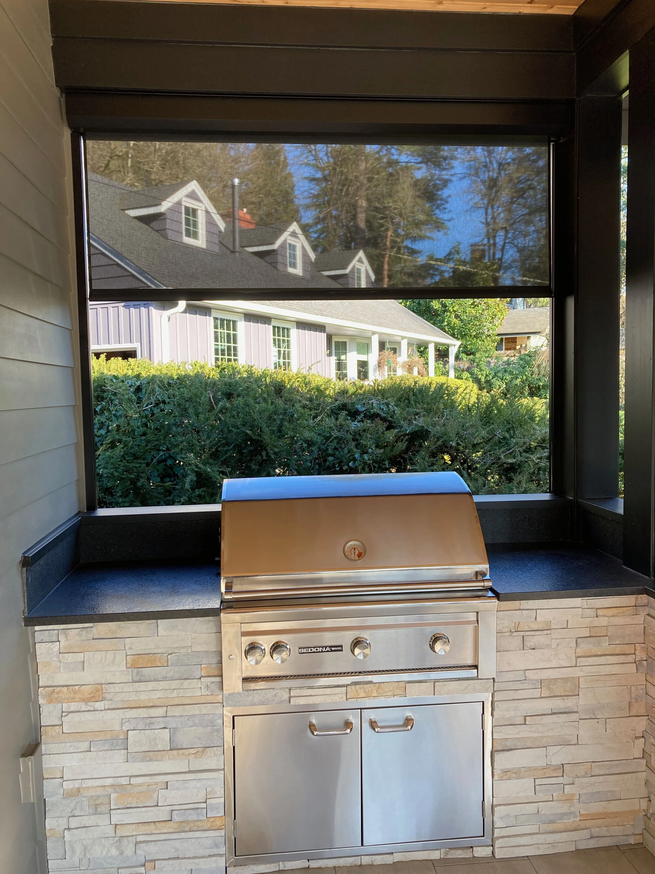 outdoor screens for patios on How Exterior Solar Screen Shades Help You Spend More Quality Time Outdoors Adrette Window Coverings