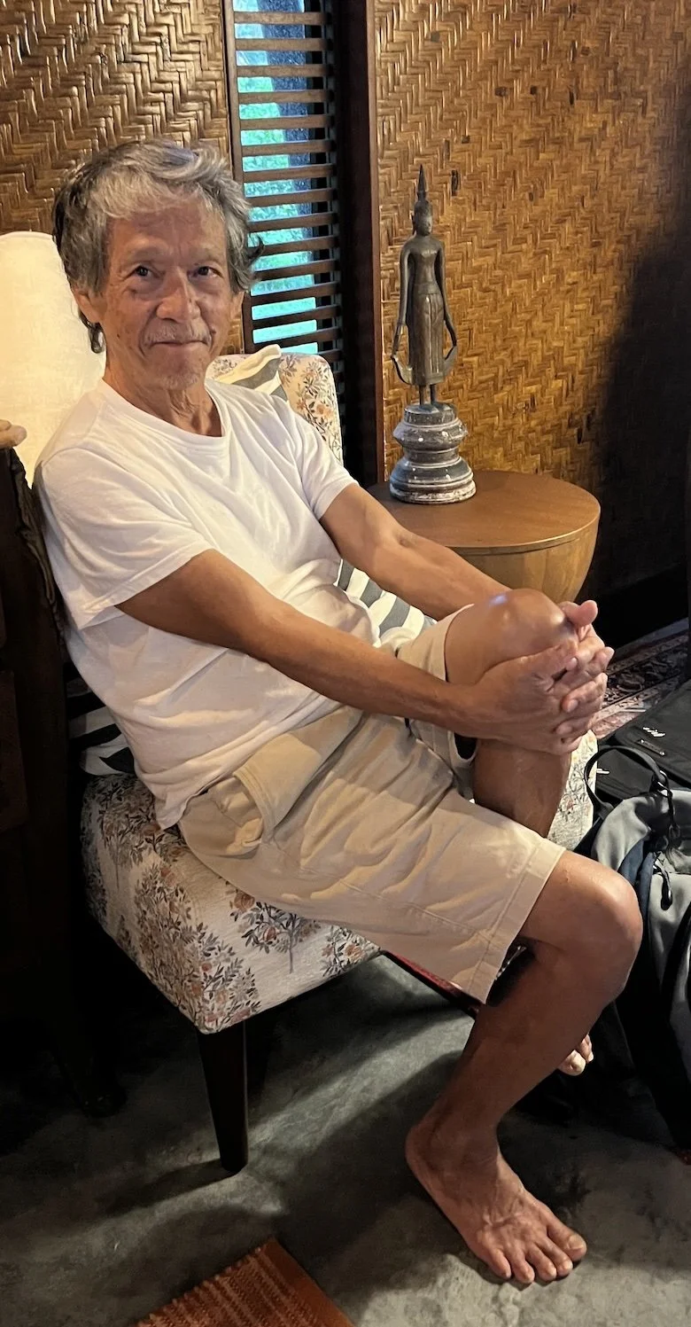 Van in his Hawaiian artist studio