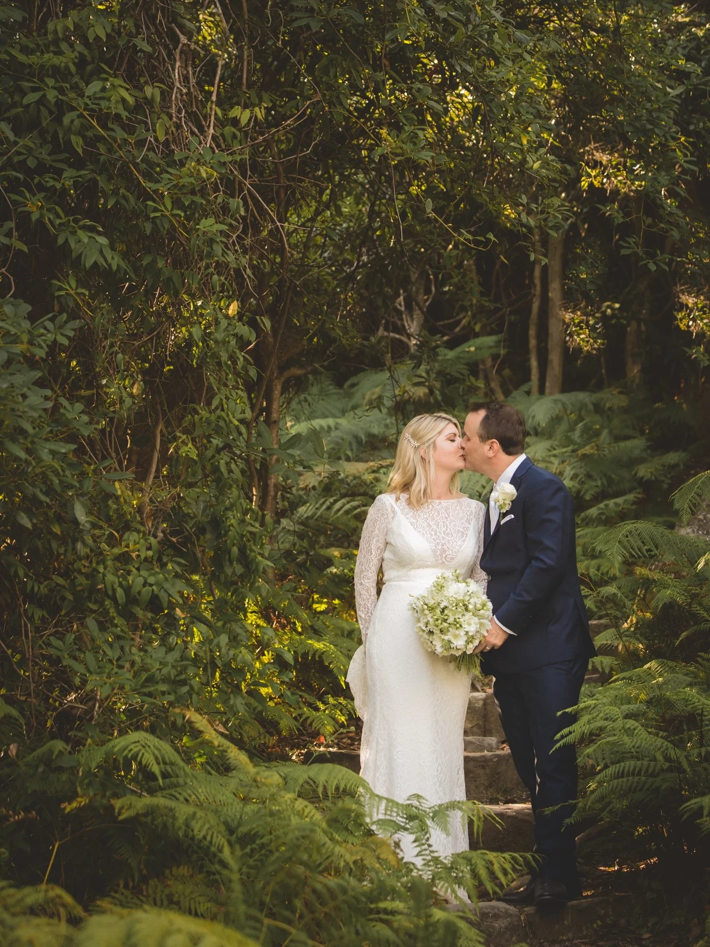 Hidden in the fern-covered paths at Sergeants Mess, we found this little pocket of magic.
One of my favourite things about shooting here in Chowder Bay is how it feels like two locations in one &mdash; ocean views just a few steps away, and this beau