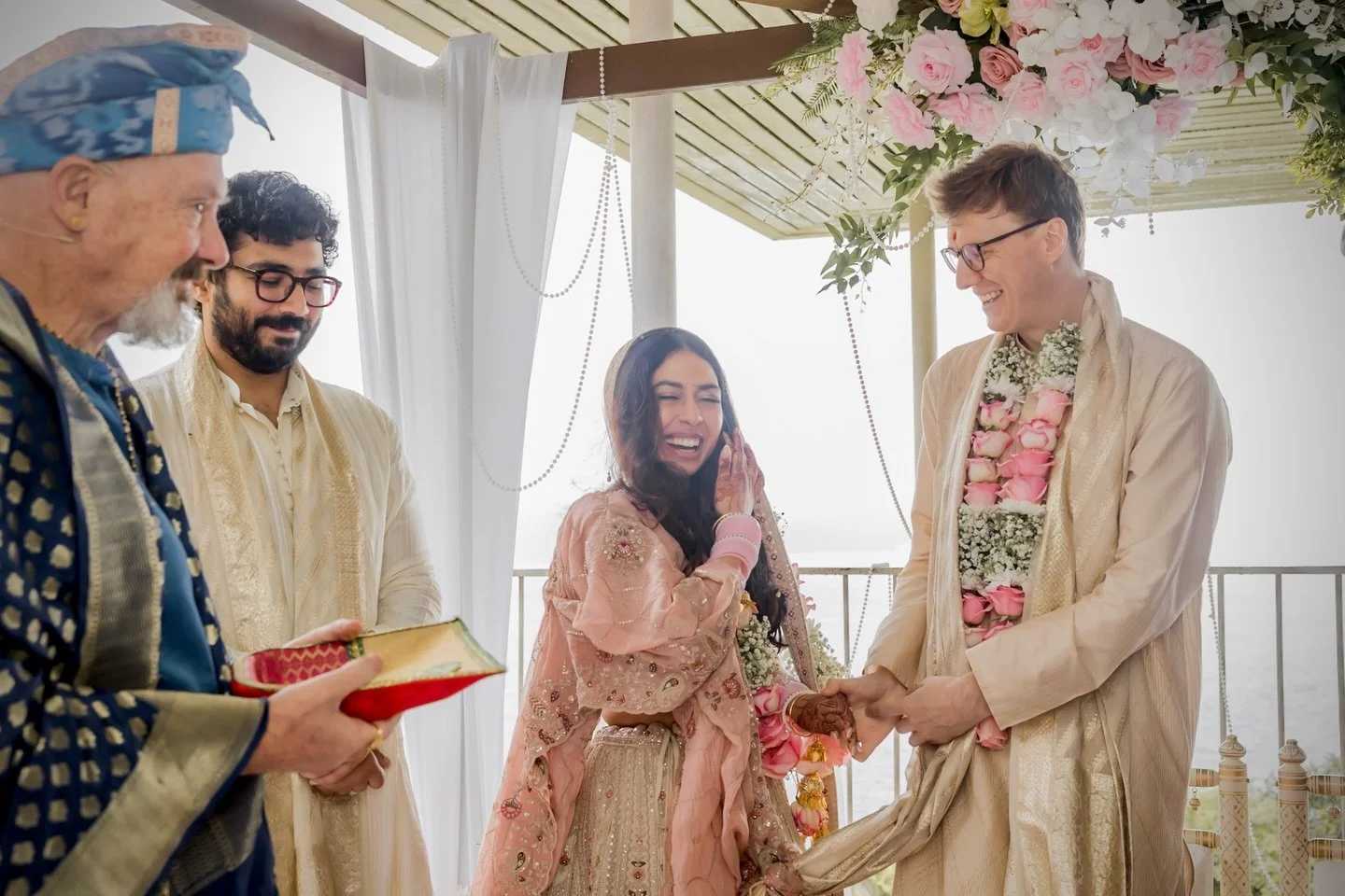 Some of my favourite moments are the quiet ones in the middle of everything. 🤐 

In between the rituals, they just looked at each other and smiled &mdash; completely in their own world for a second. No posing, no direction. Just real.

From my side,