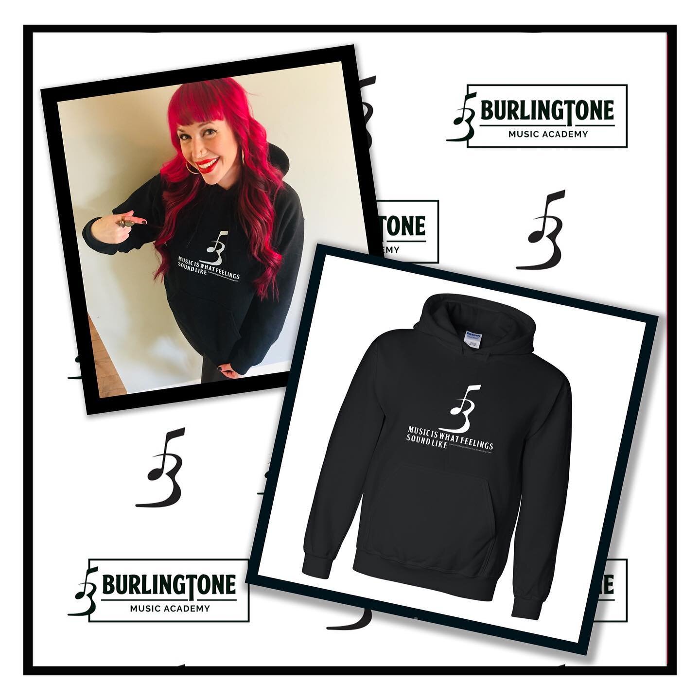 &ldquo;Music Is What Feelings Sound Like&rdquo; 🎵🎶🎵

Show the world your love for music with your very own #BurlingToneMusicAcademy hoodie!
$75.00 + shipping 
Email your order to: burlingtonemusic@gmail.com or DM us! Spread the word!! Spread the l