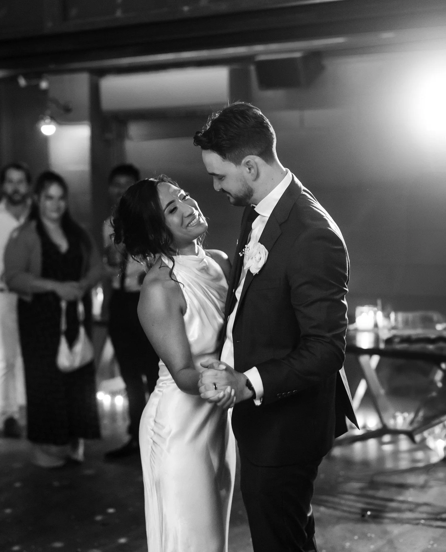 The first dance is a moment suspended in time &mdash; a soft hush in the whirlwind, where two souls meet in stillness, beneath a sky of light and sound. ✨🪩⁠
⁠
And under our glittering disco ball, that moment unfolds &mdash; delicate, dreamlike, wrap