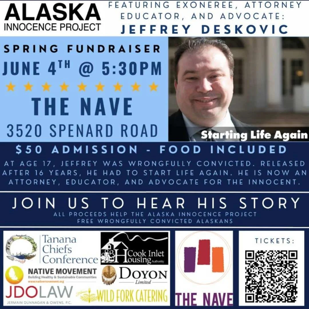 Coming up on June 04, 2026: "At age 17, Jeffrey Deskovic was wrongfully convicted. Released after 16 years, he had to start life again. He is now an attorney, educator, and advocate for the innocent." Join us at The Nave to hear his story, 