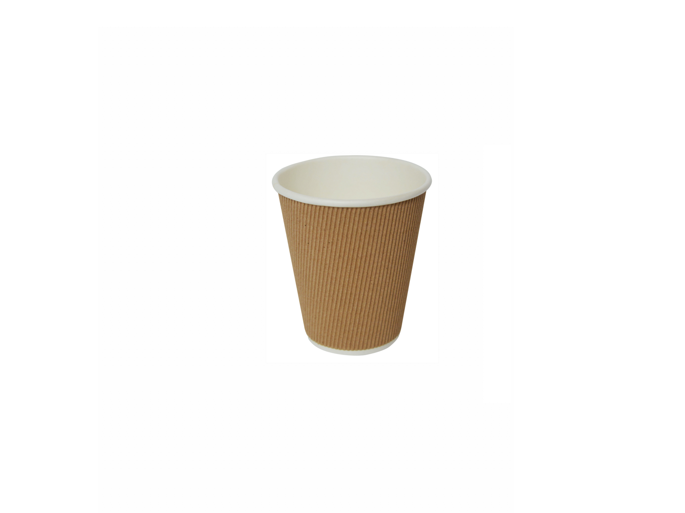 Corrugated wall cups