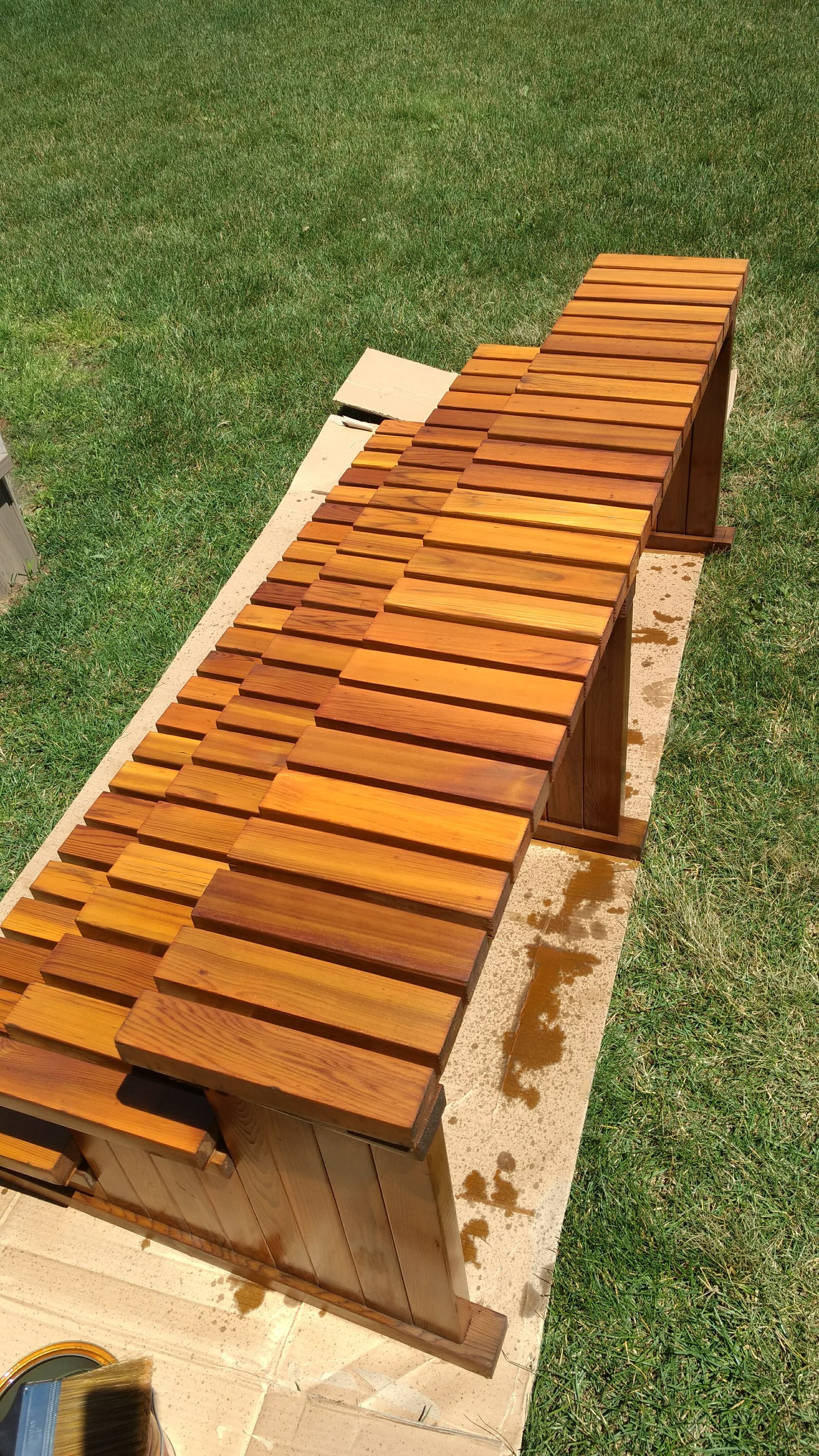 How To Stain A Cedar Wood Deck Perfectly - xoxo Rebecca