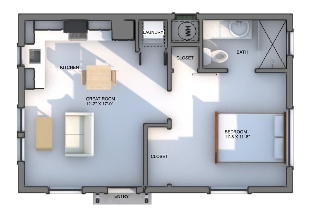 Eden (500 Sq. Ft.) — Adu Development Inc.