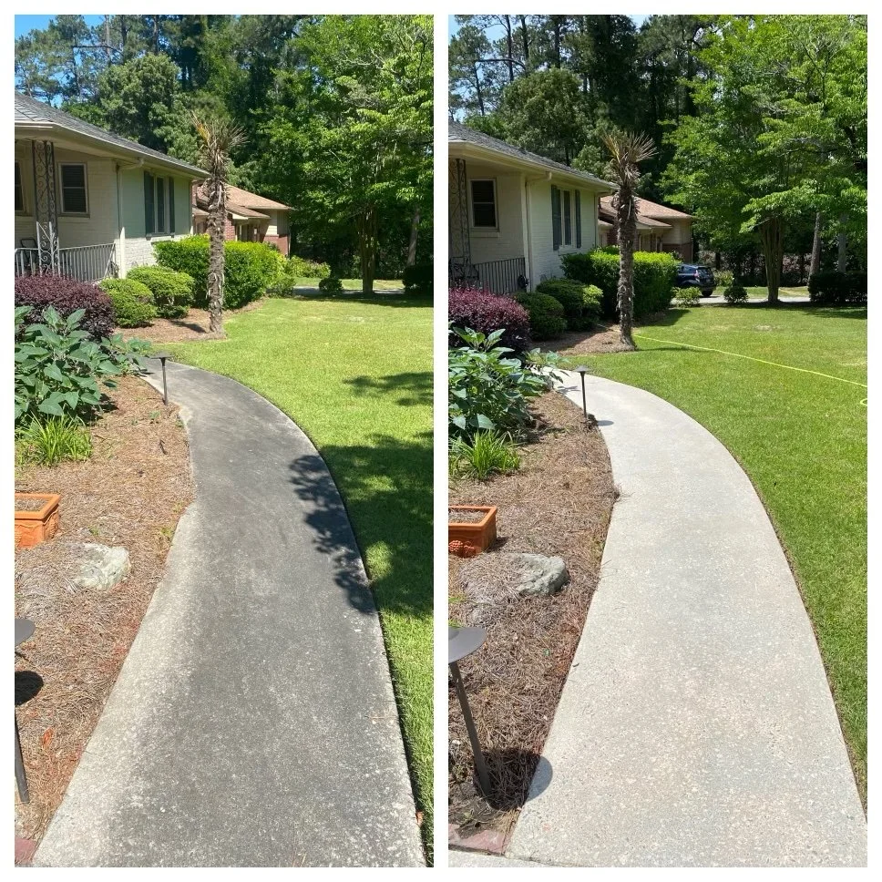 Sidewalk Pressure Washing in Harlem, GA