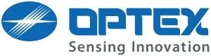 Optex logo with the slogan 'Sensing Innovation' underneath