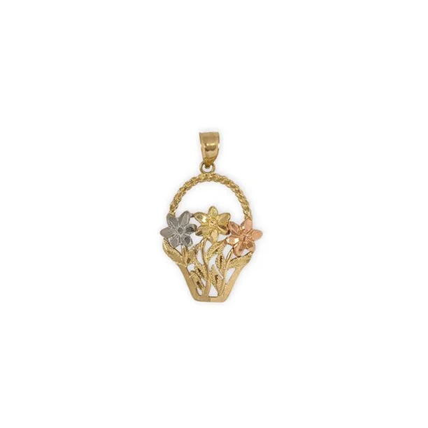 Flower Basket Pendant