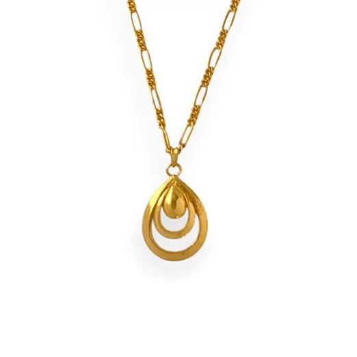 Echoes in Gold Necklace