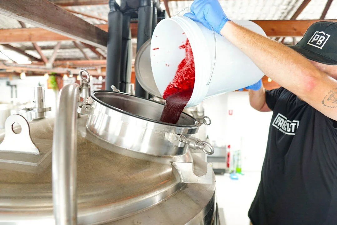 Who wants to hear more facts about our brewing process here at Precinct Brewing? ⠀⠀⠀⠀⠀⠀⠀⠀⠀
⠀⠀⠀⠀⠀⠀⠀⠀⠀
This is Jeremy, our head brewer! Jere&rsquo;s adding mixed berries to our delicious &lsquo;bad juju&rsquo; mixed Berry sour that we released back in January! Adding these mixed berries is one of the final steps in this vibrant beer&rsquo;s brewing process! How&rsquo;s that colour too😍⠀⠀⠀⠀⠀⠀⠀⠀⠀
⠀⠀⠀⠀⠀⠀⠀⠀⠀
Don&rsquo;t forget we also have trivia tonight starting at 7PM, shoot us an email to book!⠀⠀⠀⠀⠀⠀⠀⠀⠀
Enjoy@precinctbrewing.com.au