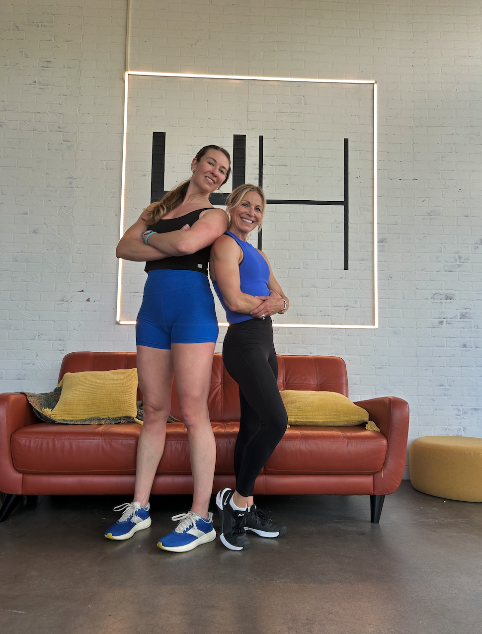 Ro Myra strength training with her trainer at HypeHouse in Missoula