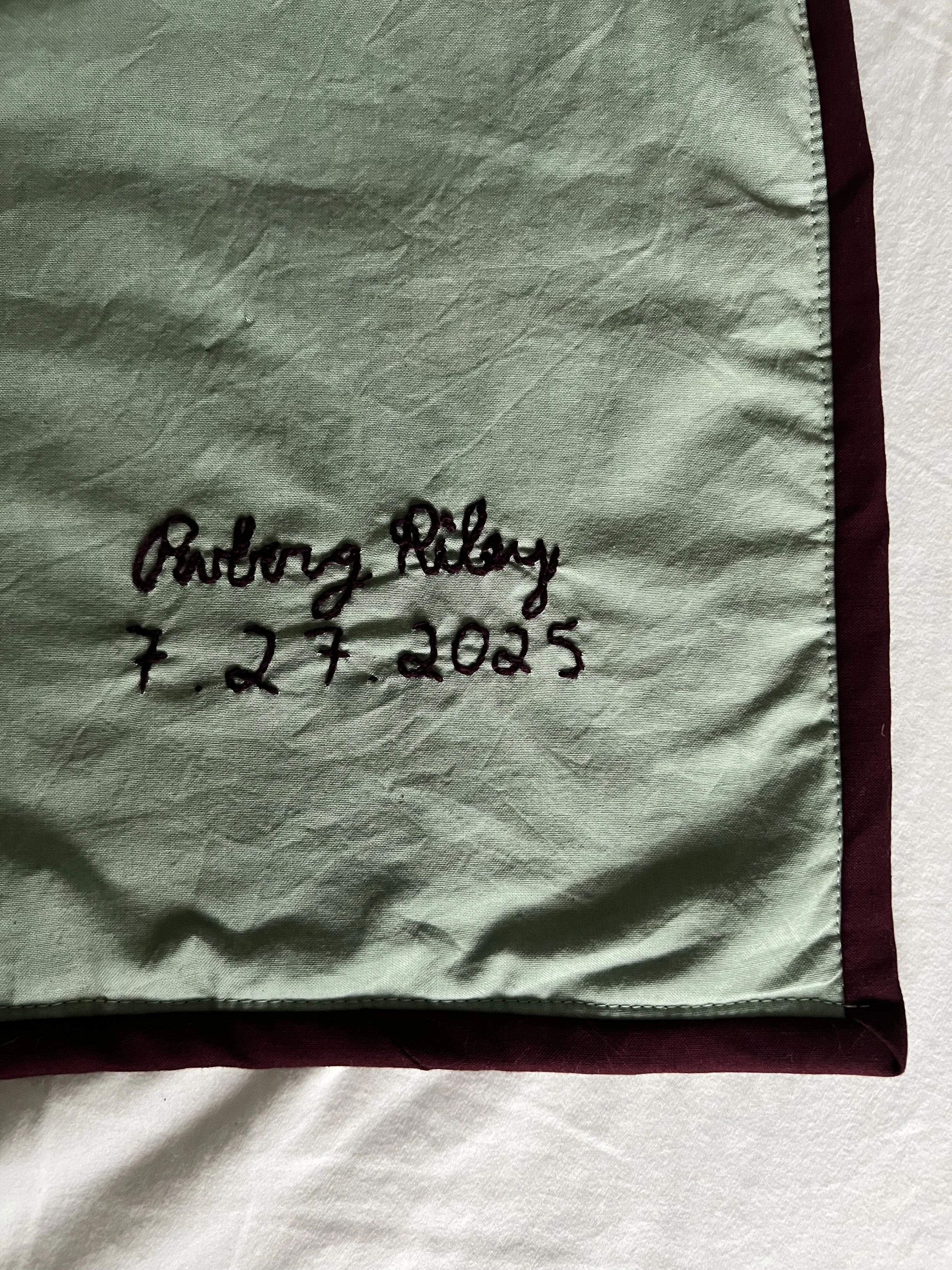 Embroidery of Ruberg and Riley 7.27.2025