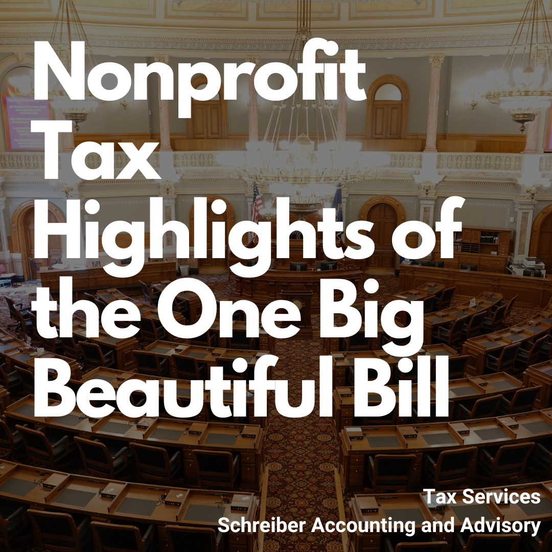 Nonprofit Tax Highlights of the One Big Beautiful Bill