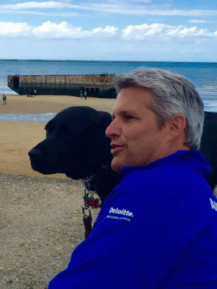 Jason and Rue at Normandy