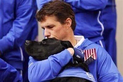 Jason Morgan and Napal leading the Airforce into the Warrior Games
