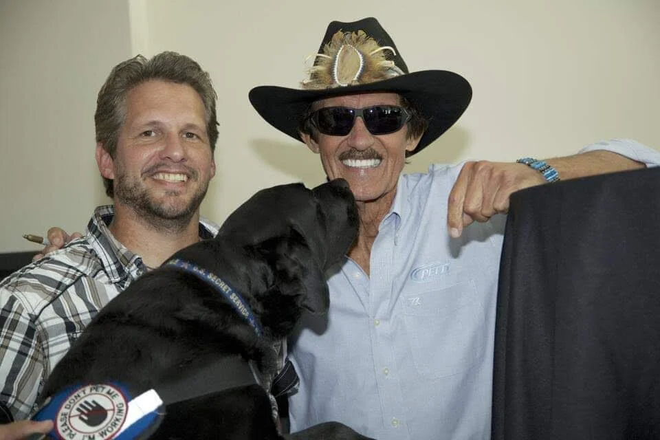 Jason and Napal with Richard Petty