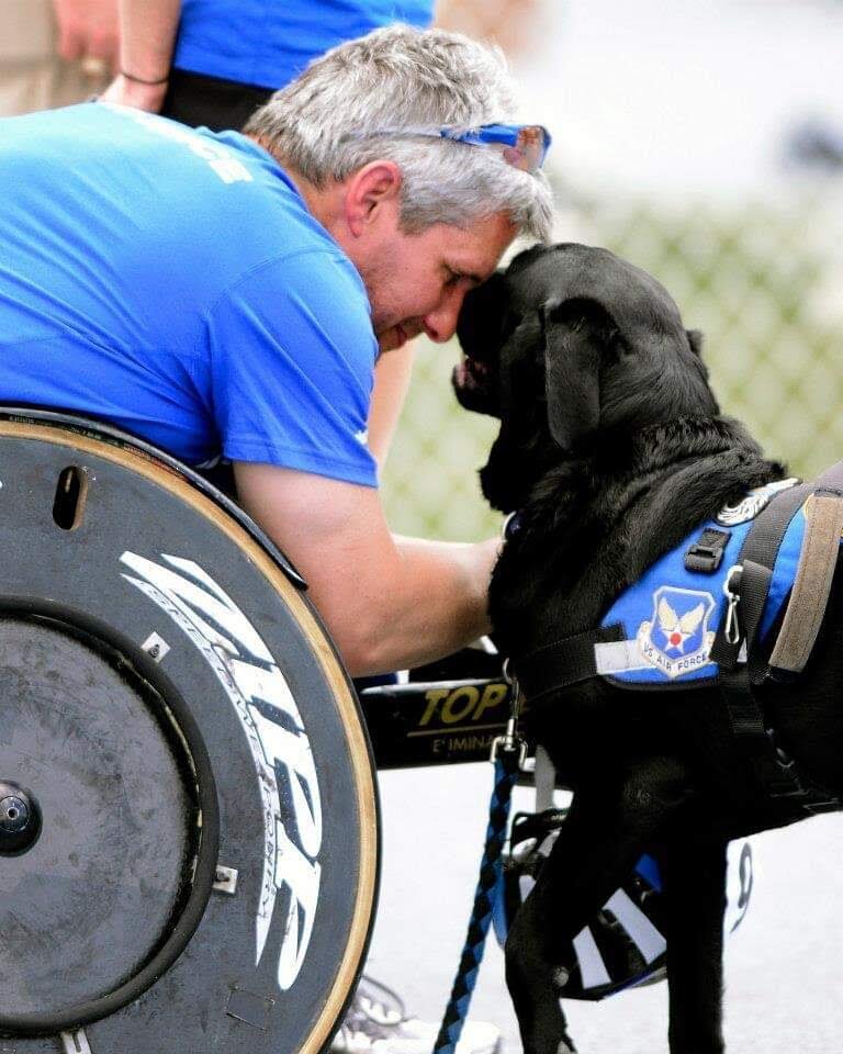 Celebrating with Napal at the Warrior Games