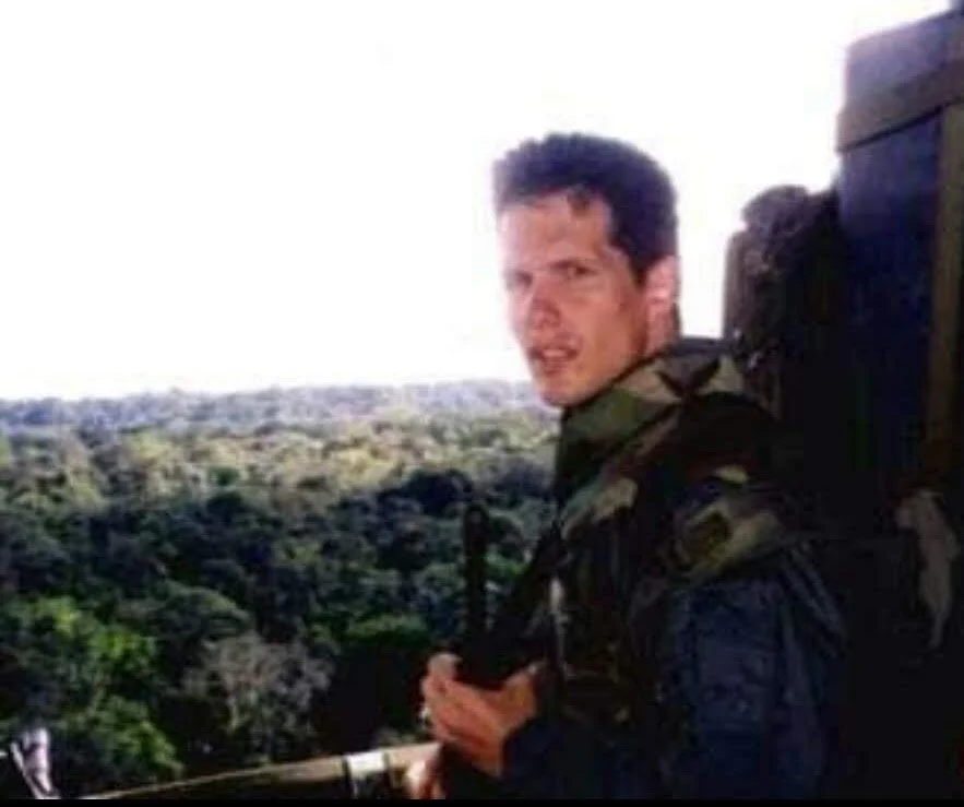 Helicoptering into the jungles of Ecuador