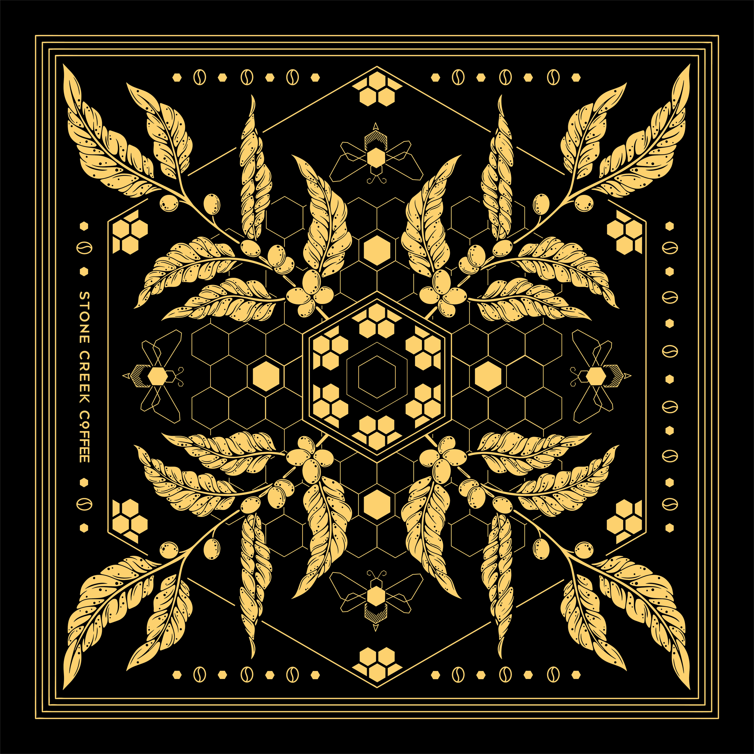 Honey Coffee Bandanna