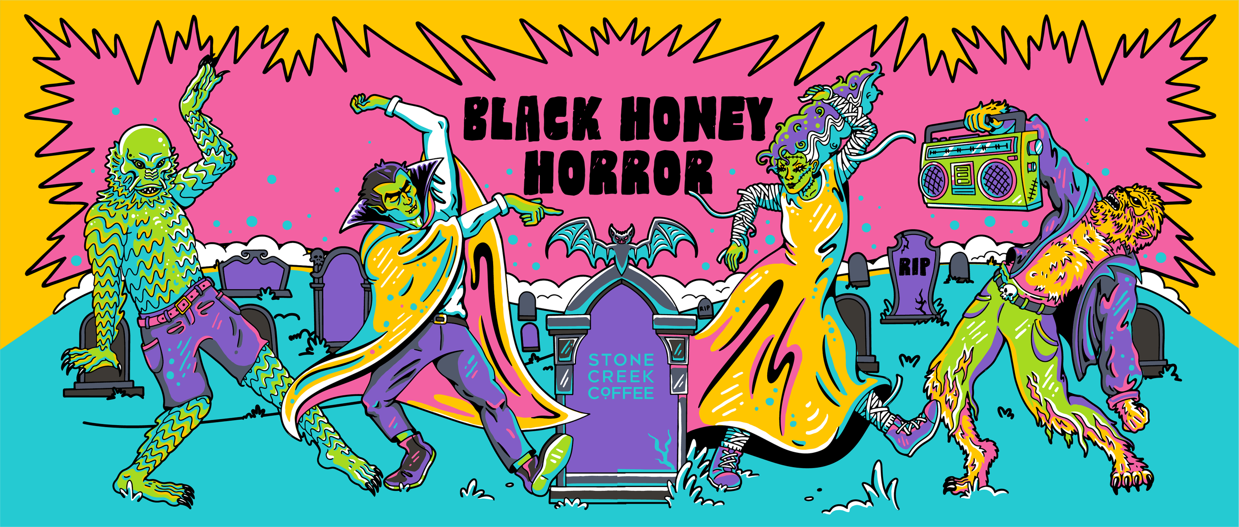SCC_BlackHoneyHorror_GiftBox_WorkingFile_14.25x6x3_2025.png