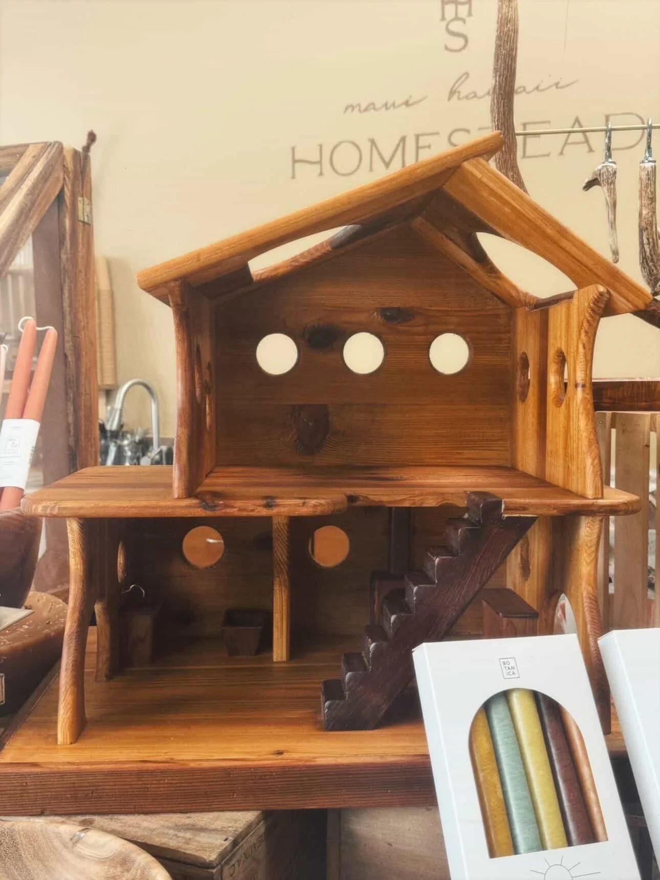 Handmade Cedar Dollhouse