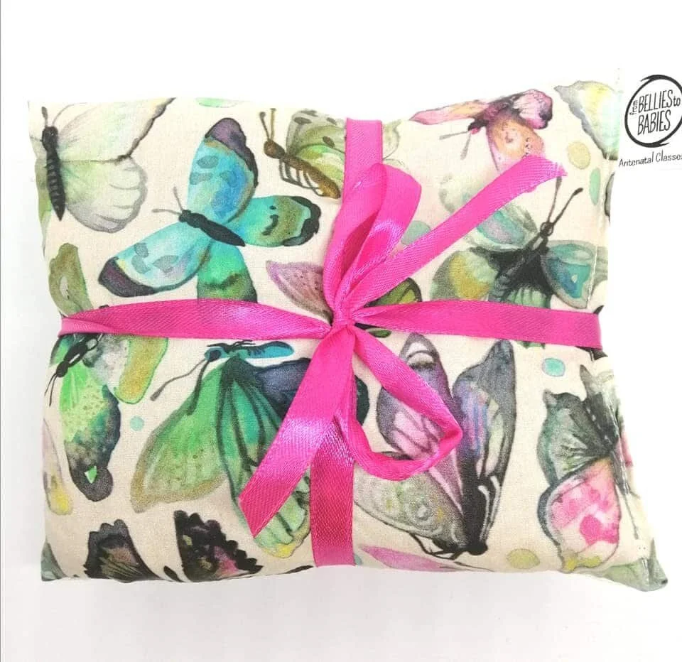 Pregnancy Wheat Bag — Butterflies — Bellies to Babies