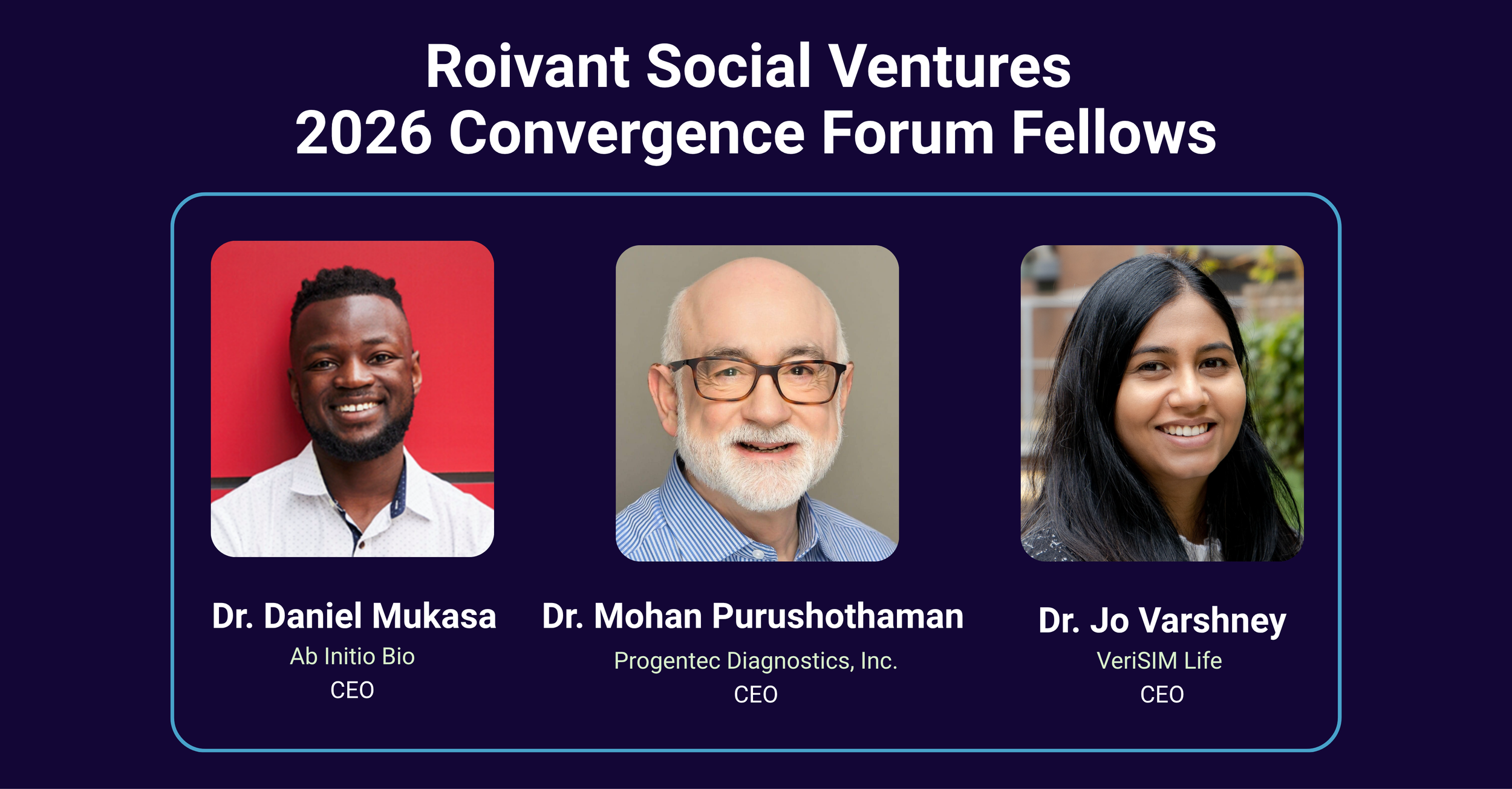 2026 Convergence Forum Fellows