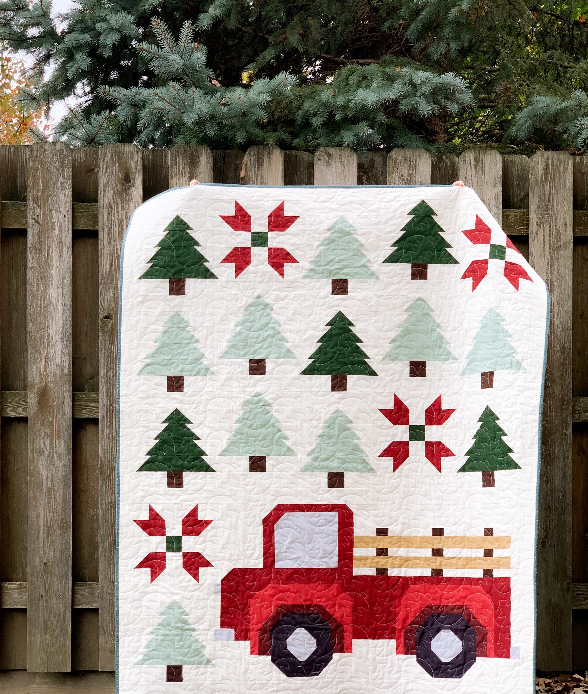 christmas tree barn quilt