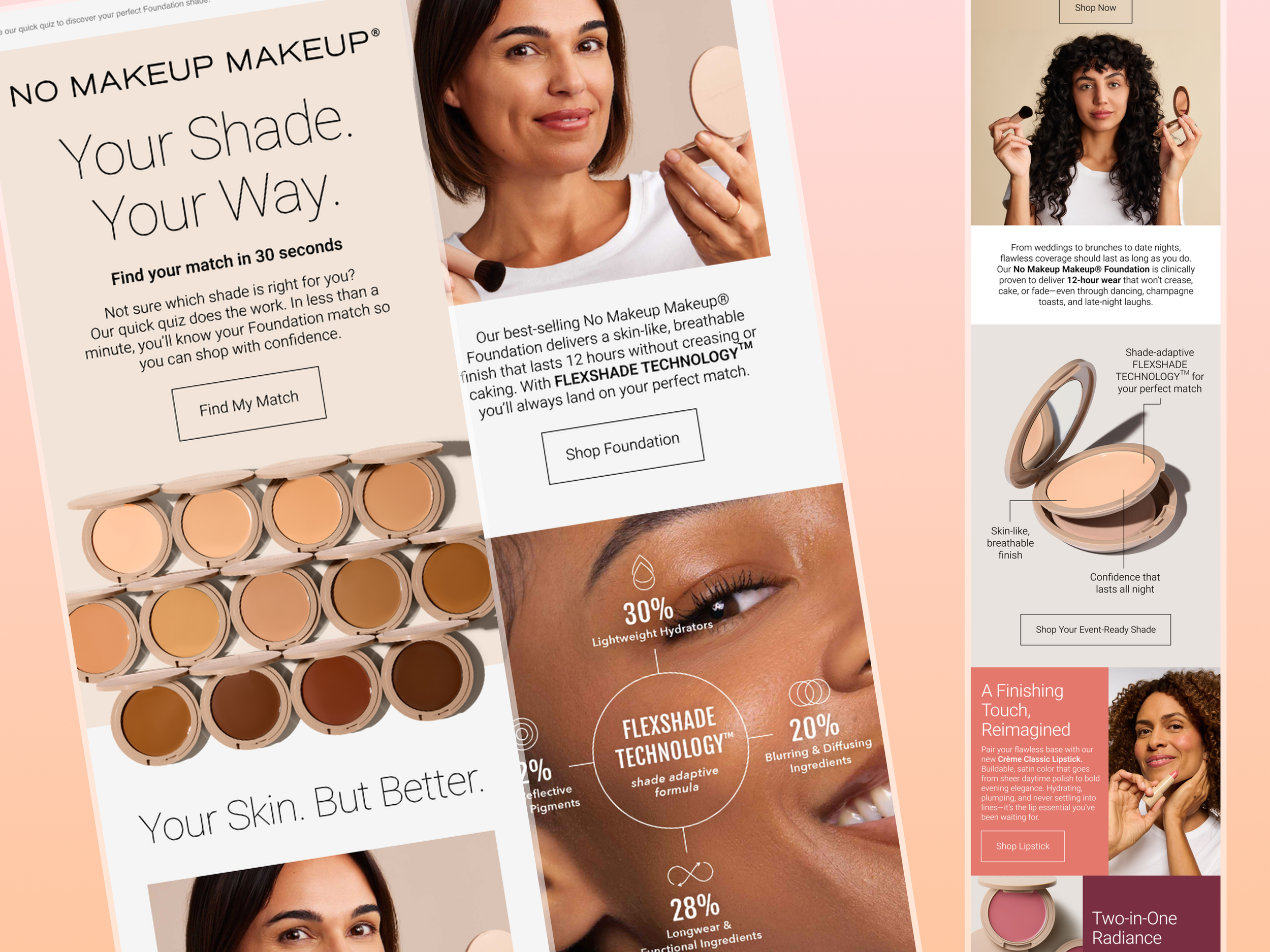No Makeup Makeup Emails