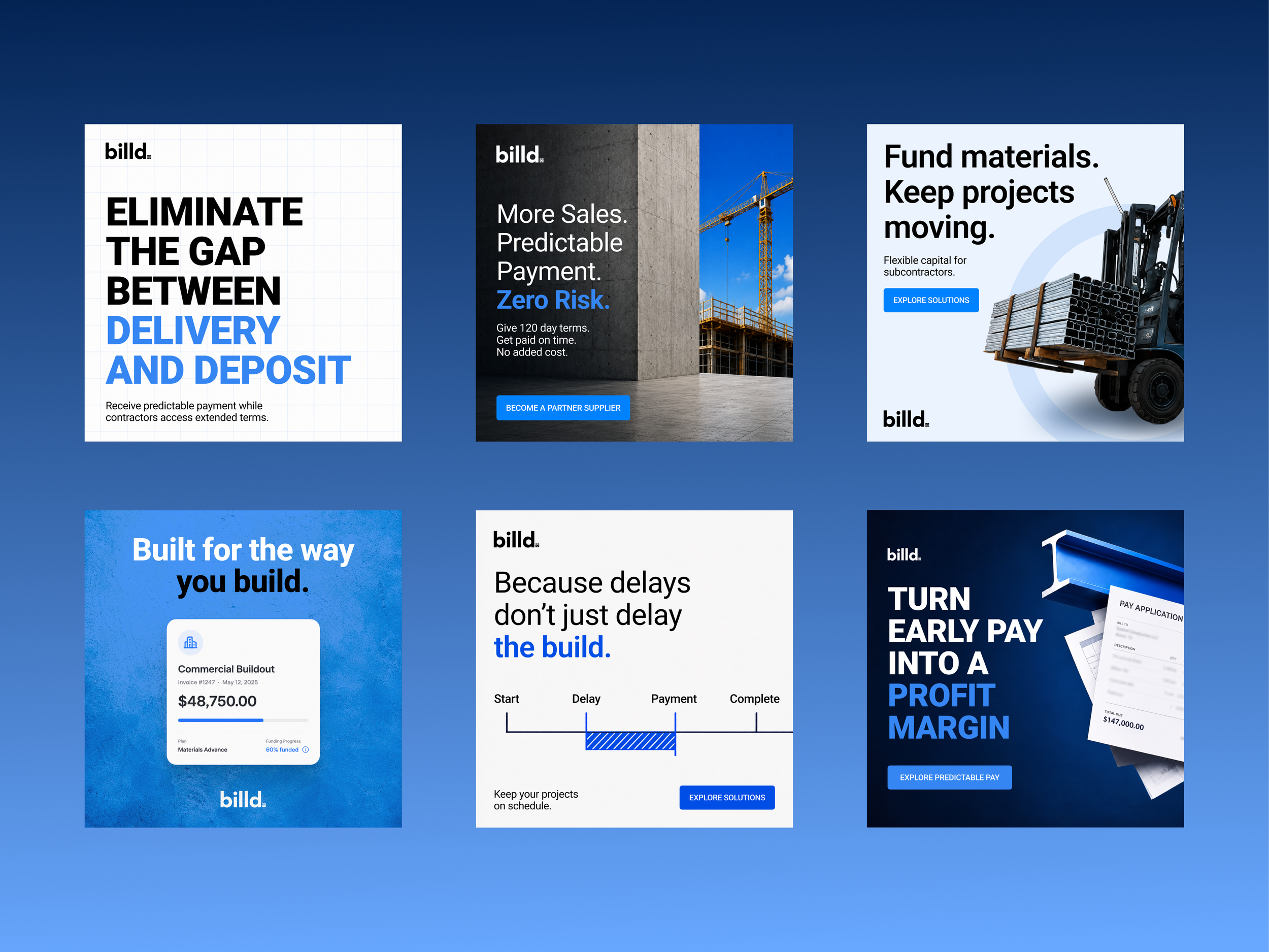 Ad Concepts for Billd