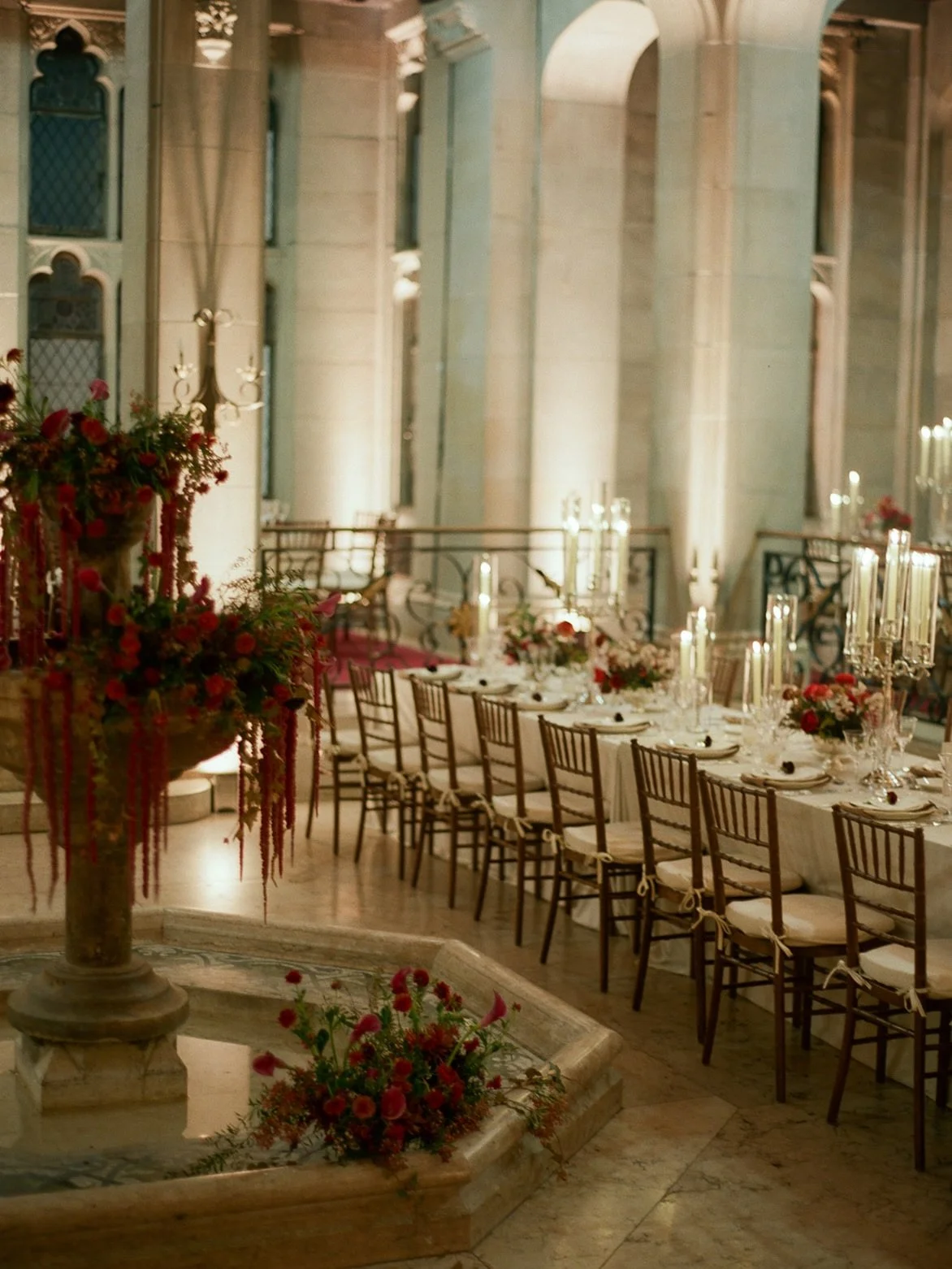 Our couple had a vision for silver candelabras and we took on the challenge of balancing rich autumn shades and reds with the already stunning venue space. 🫢 A great way to close out our Autumn! 

Photo: @massonliangphoto 
Coordination: @justsayyes_