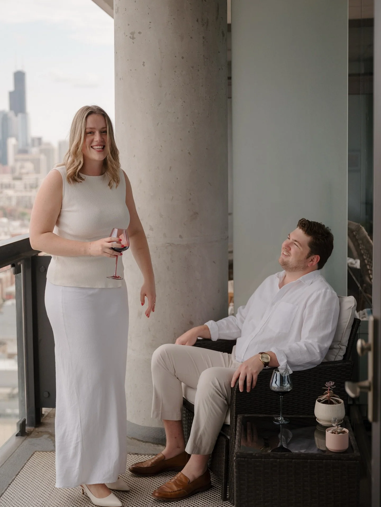 M + S : in their home 

We started Mary and Sean&rsquo;s engagement session at home &mdash; a day-of change and ugh, I&rsquo;m so glad we did! I mean&hellip;.. get a load of that view!