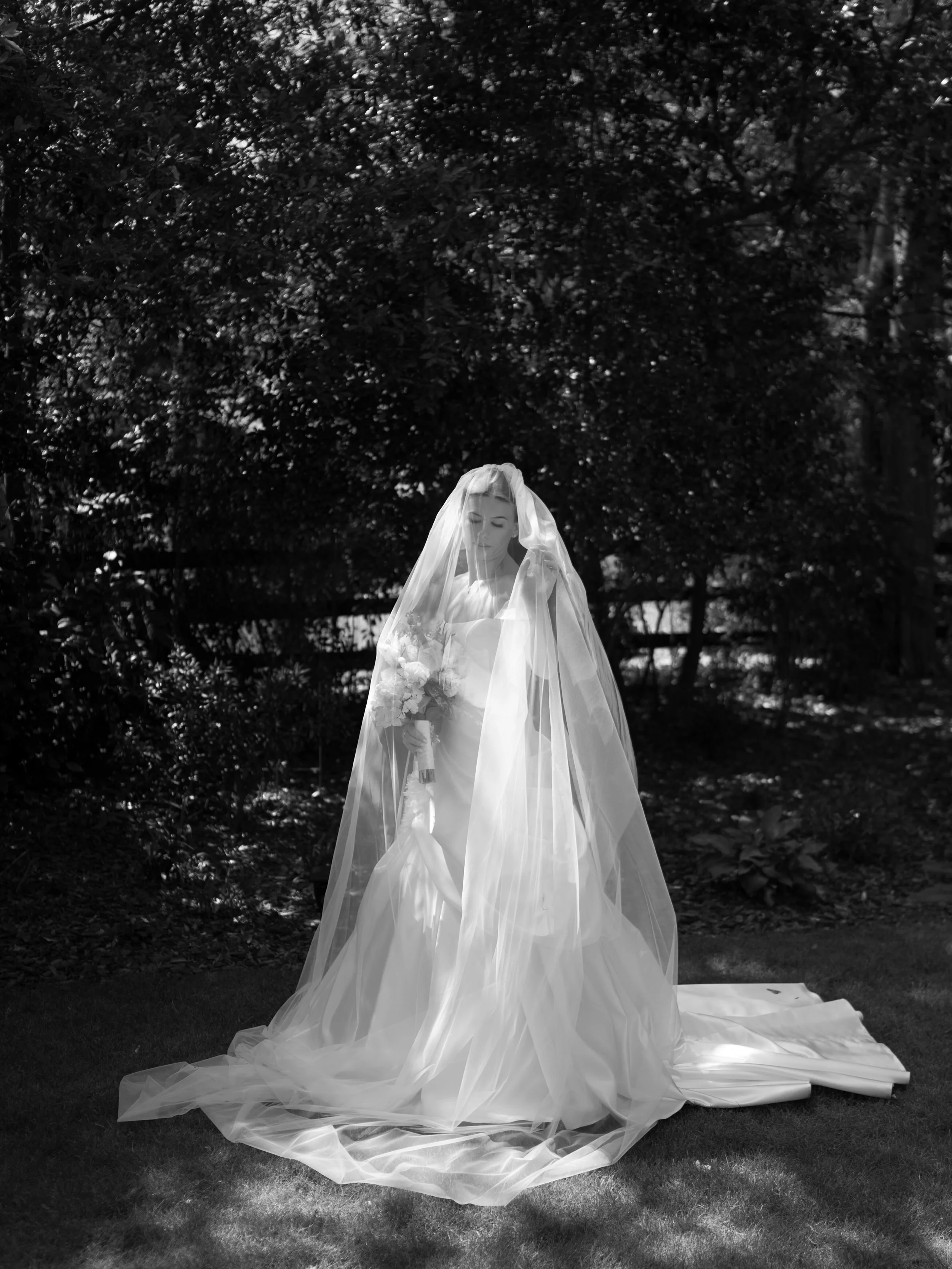 Morgan at 3:23pm in her parents backyard before walking down the aisle to her forever 🕊️🤍

I have so much to share from these last 3 weeks, I hardly know where to start so I&rsquo;m leaving you with these beauties from yesterday. 

I&rsquo;m so luc